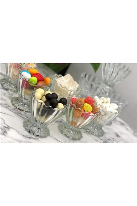 HİFA 3'lü Ayaklı Dondurma Kasesi