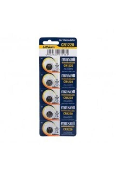 Maxell Cr1220 3v Pil 5 Adet Blister Paket
