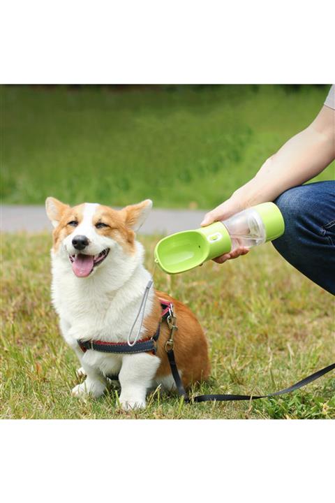 Skygo Mikopet Köpek Seyahat Suluğu Ve Mama Kabı-yeşil