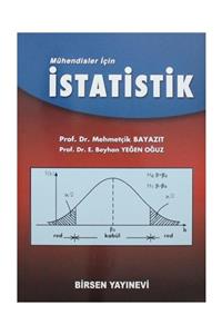 Birsen Yayınevi Mühendisler İçin İstatistik Mehmetçik Bayazıt