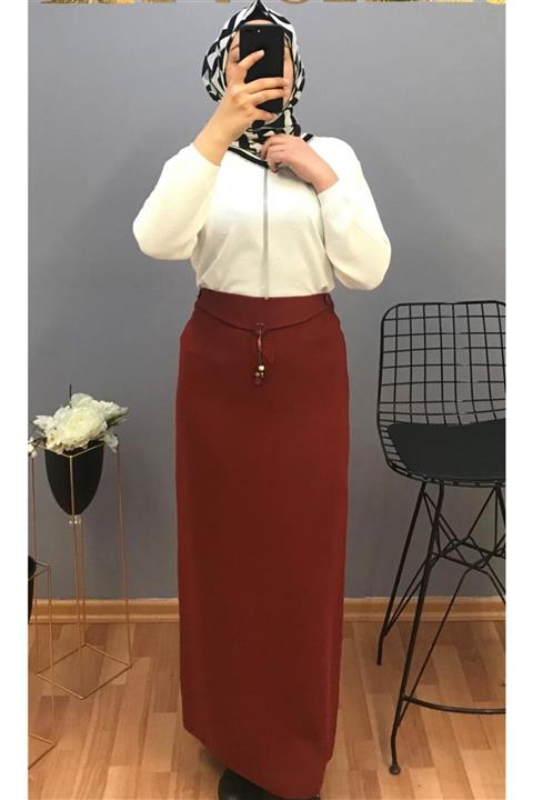 esinay Önü Düğmeli Etek