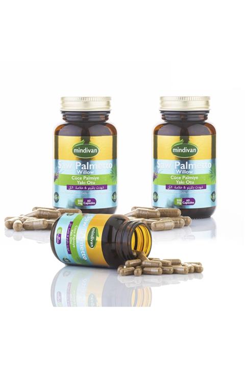 Mindivan Cüce Palmiye & Yakı Otu Ekstresi X 3 Adet