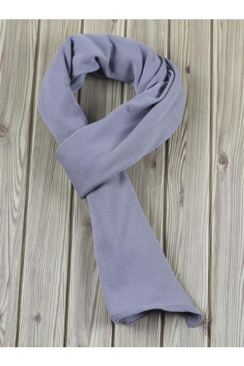 Luna Nueva %100 Pamuk Iplik Triko Gri Erkek Atkı