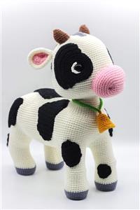 Arzurumi Amigurumi El Yapımı Oyuncak Buzağı / Sütaş Ineği