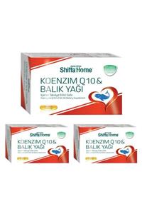 Shiffa Home Koenzim Q10 & Balık Yağı x 3 Adet