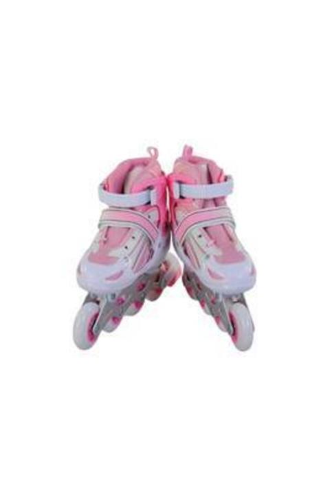 Asya Çocuk Pembe Paten Ayarlanabilir 4 Tekerli 30-33 Numara