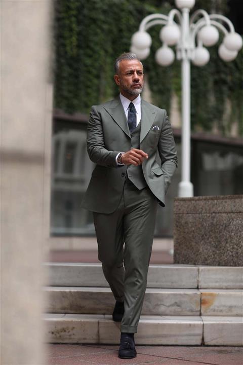 Fc Plus Yelekli Takım Elbise - Slim Fit