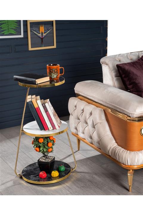 Boss Group Üç Katlı Sehpa