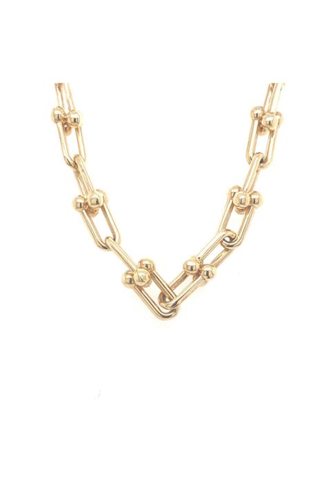 Zümrüt Tiffany Altın Kolye