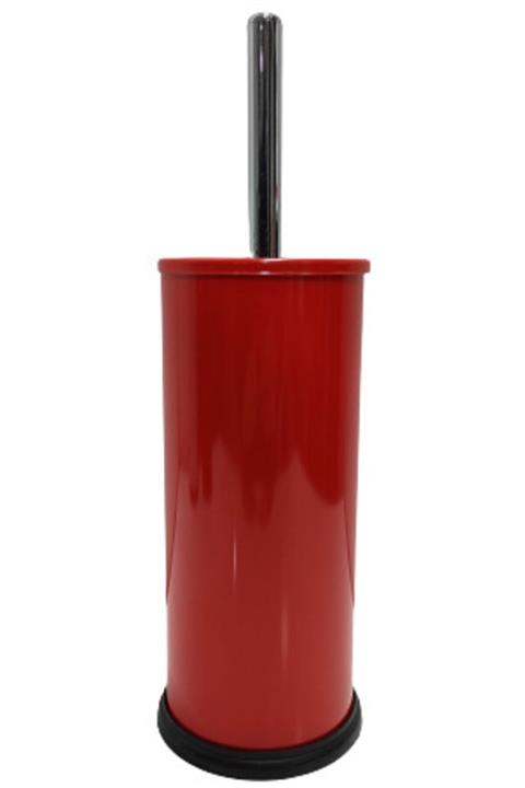 MorzaYolu Wc Fırçası Metal-çap 10cm Yuk 24cm -kırmızı