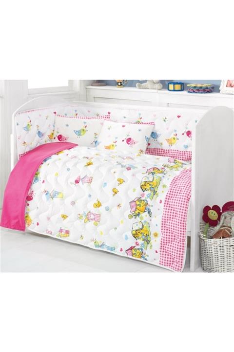 ZambakHome Bebek Uyku Seti %100 Pamuk 6 Parça - 8711-01