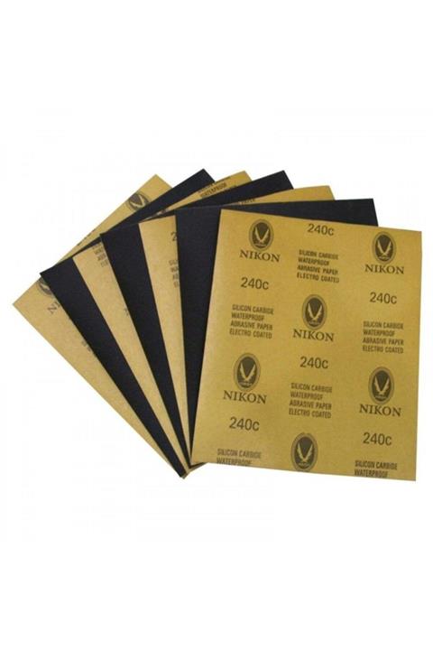 NİKON Su Zımparası 230x280mm 10'lu Paket 120 Kum