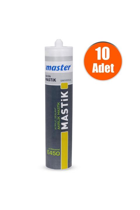 Master Siyah Profesyonel Silikonize Akrilik Mastik (e450) 450 Gr-10 Adet