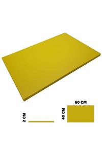 GNC PLASTİK Kesme Tahtası Sarı (40cm X 60cm X H:2cm)