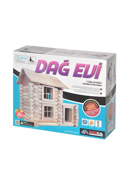 Redka/KumToys Dağ Evi Ahşap Model Ev