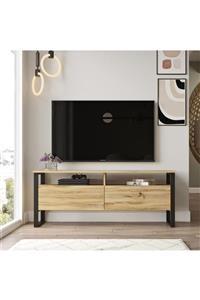 Yurudesign Luvio Tv Ünitesi Sehpası Metal Ayaklı 140cm Keçe Lv11-ke