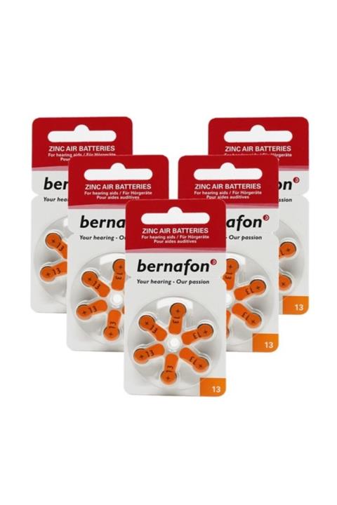 Ankaflex Bernafon 13 Numara Pil Işitme Cihazı Pili 5 Paket 30 Adet Pil