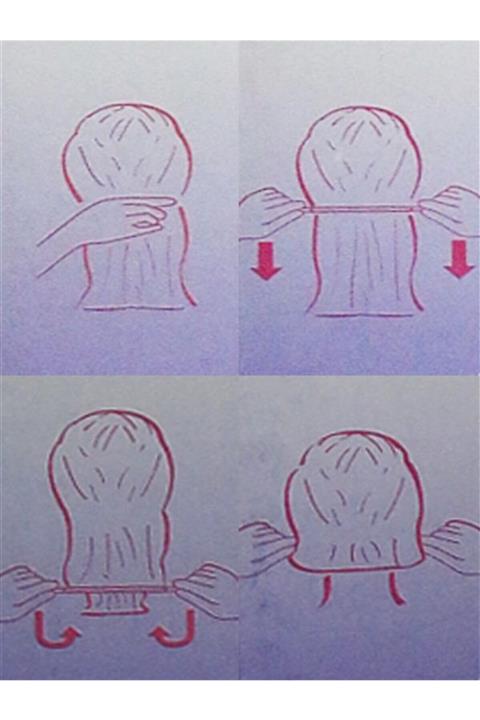 Zupimo Siyah Renk Still Bob Küt Saç Yapma Aparatı