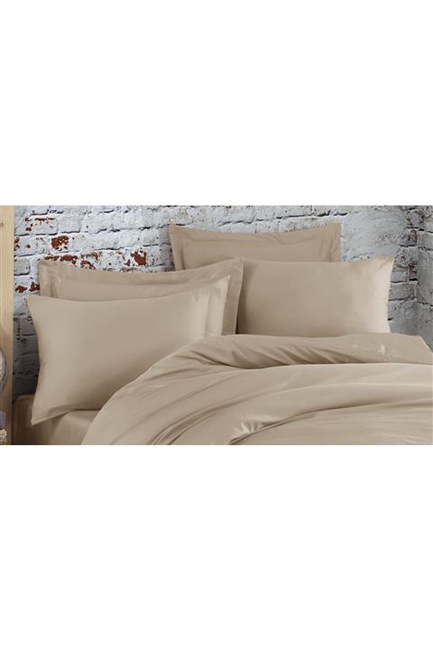 MissLoyal Pamuk Saten Düz Yastık Kılıfı 2'li