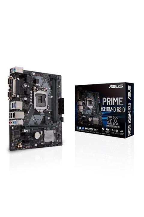 ASUS 1151p V2 H310 Ddr4 Prime H310m-d R2.0 4x Sata 1x M2 Nvme Hdmı Intel® Hd Graphics 3x (pcıe) Matx