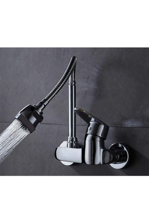 fitfiyat Mix Duvardan Spiralli Mutfak Evye Aplike Bataryası