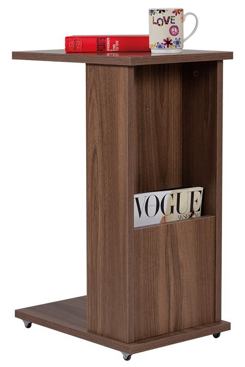 MİLVAKİ Ligno Ceviz Yan Sehpa