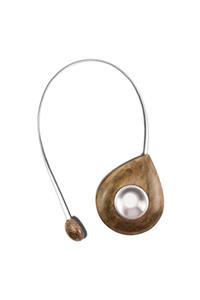 Alesta Home Ahşap Yuvarlak Mıknatıslı Perde Tutucu Magnet 8x48cm