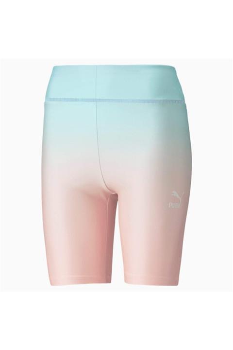 Puma Gloaming Aop Short Tight Kadın Mavi Tayt - 84584276