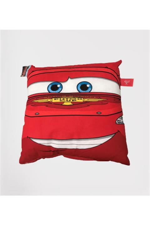 Taç Lisanslı Lightning Mc Queen Çocuk Yastık