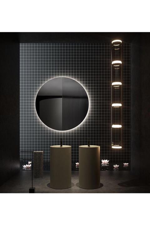 WoodDa Ultra Luxary Grand Mirror Lüks Ledli Ayna Ofis Banyo Ev