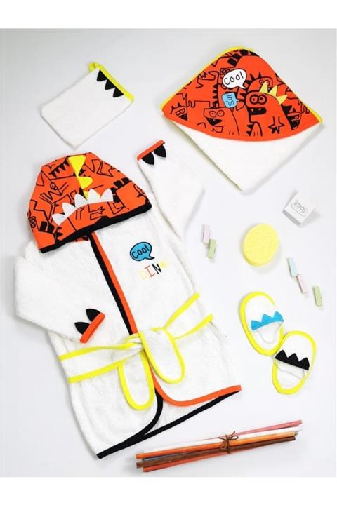 İmaj Bebek Erkek Bebek Bornoz Seti