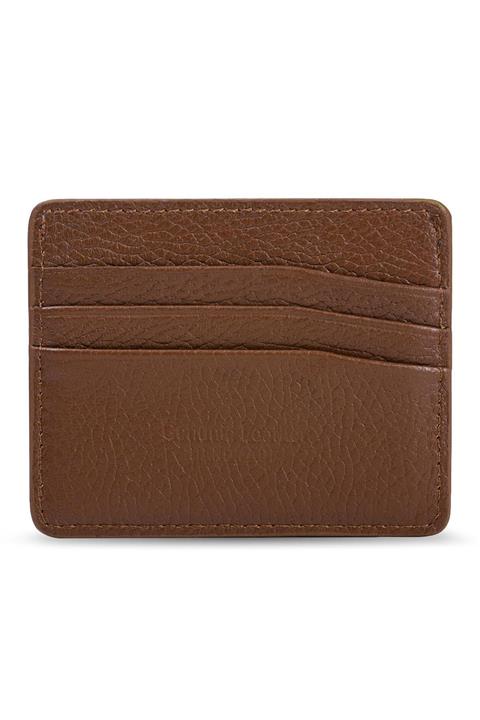 Deri Company Erkek Hakiki (gerçek) Deri Cüzdan Kartlık Floater Desen Taba Garnili Taba (881tt) 114507