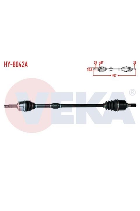 ünlü oto Komple Aks On Sag Hyundaı Accent Blue 1.4 Cvvt M-t Abslı 48 Dıs Uzunluk 927mm 20