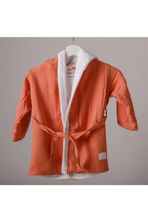 Milly&Molly Pomegranate Flower Bambu Müslin Bornoz