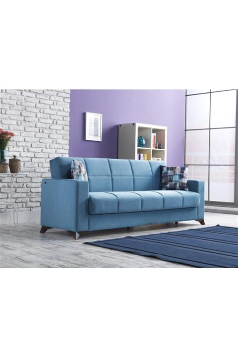 ipek mobilya Hazal 3 Lü Kanepe ( Mavi )