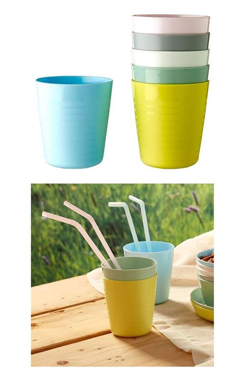 LocalShop Kalas Çocuk Bardak Seti Içecek Bardağı 6 Parça Renkli