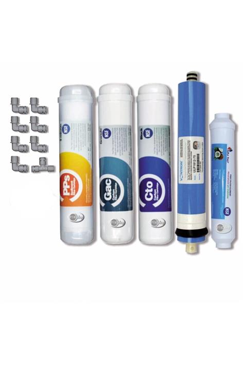 SULOOK Ihlas Aura Cebilon Plus Ve Tüm Inline Su Arıtma Cihazlarına Uyumlu Full Nsf'li 1.kalite Filtre Seti