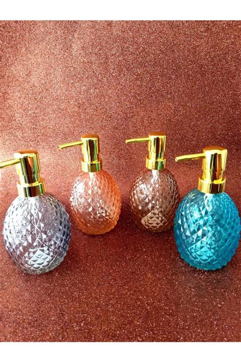 Tohana Cam Sıvı Sabunluk - Turuncu