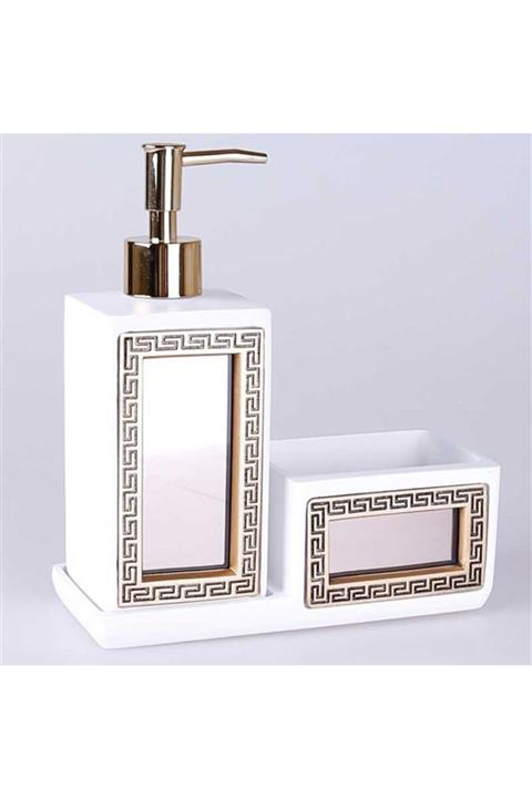 By Selim Veroni Mutfak Sıvı Sabunluk Beyaz Altın