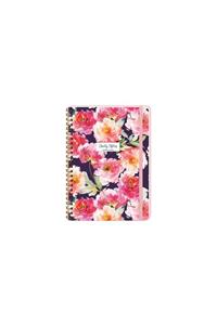 Keskin Colors A5 80 Yaprak Çizgili Sert Kapak Spiralli Daily Notes Dreamy Flowers -lucy