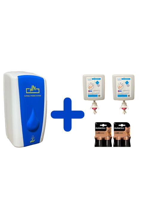 YEDİTEPE 1 L Fotoselli Sensörlü Dezenfektan Dispenser Cihazı + *2 Litre Dezenfektan Kartuş Hediye*