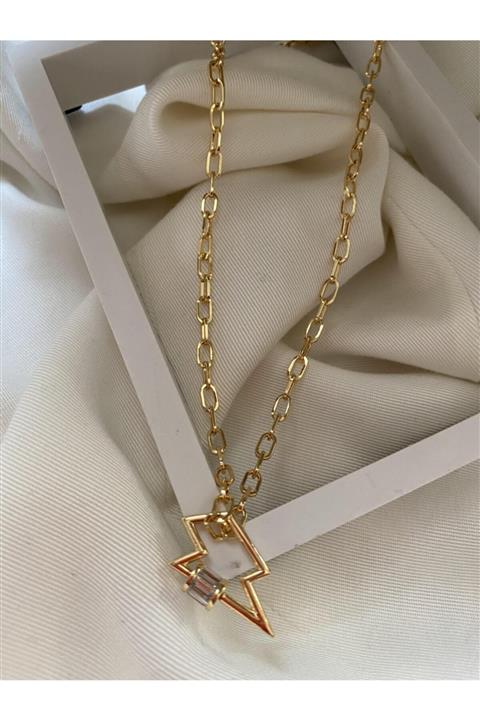 Vi store Çelik Apm Şimşek Kolye