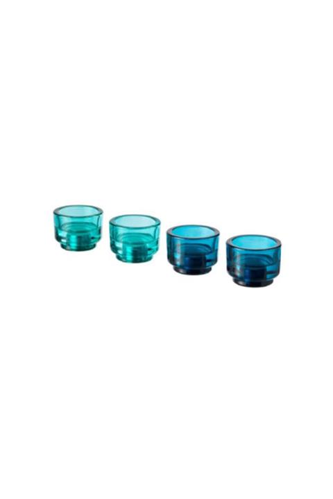 IKEA Adelhet Şamdan/tealight Mumluk, Mavi-turkuaz
