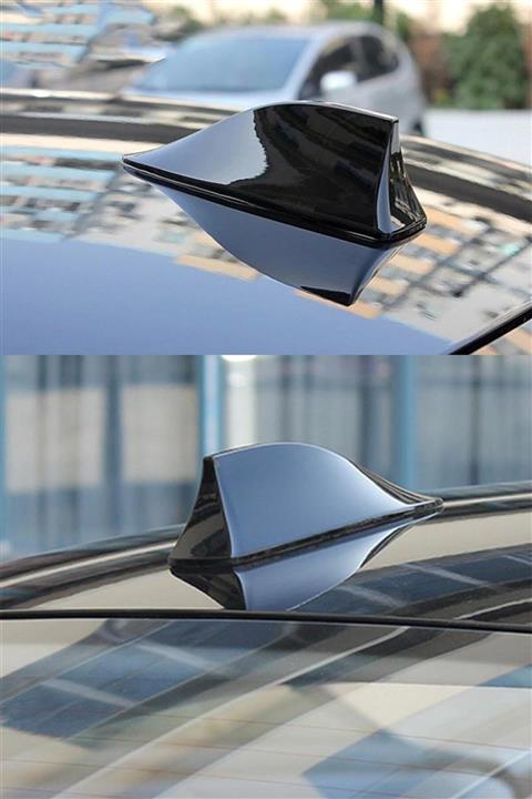 AYKIZ Mercedes C240 Uyumlu Araç Siyah Köpek Balığı Sırtı Shark Anten Balina Yüzgeç Alıcı