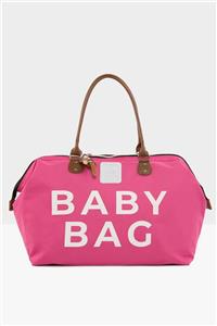 Bagmori Fuşya Kadın Baby Bag Baskılı Bebek Bakım Çantası M000002169