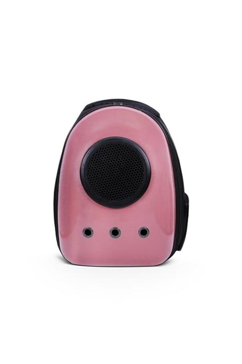 Glipet Astronot Kedi Köpek Taşıma Çantası 43x23x29 Cm Gül Rengi