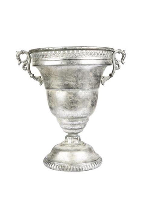 Vitale Marial Gümüş Metal Kupa Vazo