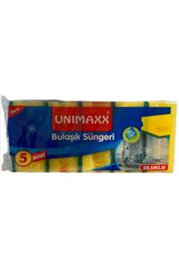 UNIMAXX Bulaşık Süngeri Oluklu 5'li