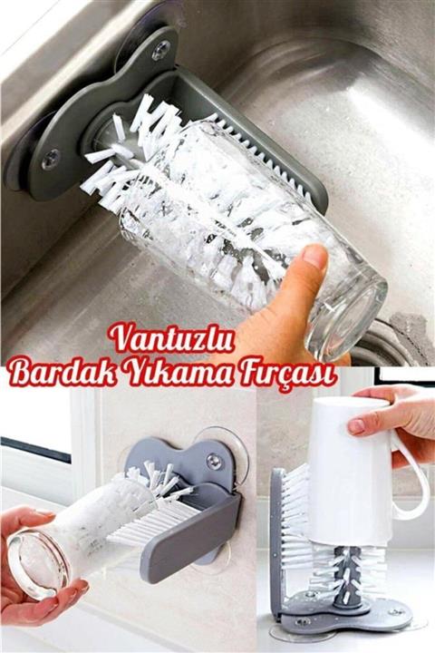 easyso Vantuzlu Bardak Yıkama Fırçası Yol Arkadaşınız