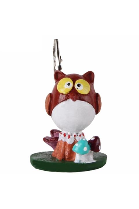 HediyeKanalı Baykuş Biblo Notluk Kahverengi